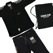 Kimona, stroje i obuwie - Ground Game Kimono/Gi BJJ Męskie Champion 3.0 Czarne A3 - miniaturka - grafika 1