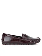 Mokasyny damskie - Jenny Fairy Mokasyny WFA1010-2 Bordowy - miniaturka - grafika 1