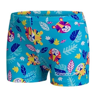 Speedo Chłopięce Jungleterry Digital Allover Aquashort klapki do pływania wielokolorowa Empire-türkis, Gelb, Schön, Blau, Mango 24 Miesi?ce - Kąpielówki dla chłopców - miniaturka - grafika 1