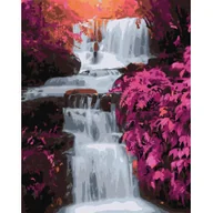 Malowanie po numerach - Malowanie po numerach - Wodospad 40x50cm - Ideyka - miniaturka - grafika 1