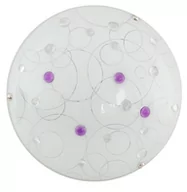 Lampy sufitowe - Candellux ASTRO 30 1X10W LED 3000K FIOLETOWY 020-1959 13-49728 - miniaturka - grafika 1