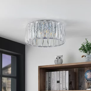 Lindby Sofia lampa sufitowa, przezroczysta/chrom - Lampy sufitowe - miniaturka - grafika 2