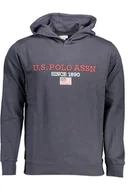 Portfele - BLUZA US POLO BEZ ZAMKA NIEBIESKA MĘSKA - miniaturka - grafika 1