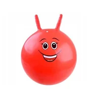 Skoczki dla dzieci - Piłka skoczek z uszami 42 cm mix kolorów 1 szt. - miniaturka - grafika 1