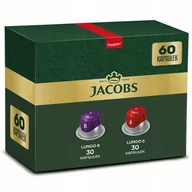 Kawa w kapsułkach i saszetkach - Kapsułki do Nespresso Jacobs Lungo 6 oraz Lungo 8 60 szt. - miniaturka - grafika 1