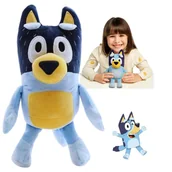 Maskotki i pluszaki - Maskotki Pluszowe Przytulanka Z Przylepcem Pieski Rodzinka Bingo I Rolly 28 Maskotka Pluszowa Przytulanka Z Przylepcem Pieski Bandżi Tata Bluey 28 cm - miniaturka - grafika 1