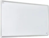 Tablice i flipcharty - Tablica magnetyczna suchościeralna biała 60x45 cm Szkolna Biurowa Edukacyjna w ramie aluminiowej w zestawie z półką, 3 magnesami i pisakiem w kolorz.. - miniaturka - grafika 1