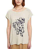 Koszulki i topy damskie - ESPRIT Collection T-shirt damski, 260/Light Taupe, M - miniaturka - grafika 1