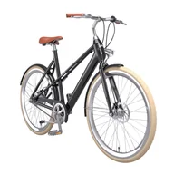 Rowery elektryczne - Rower elektryczny miejski damski Foride C1, 28”, czarny - miniaturka - grafika 1