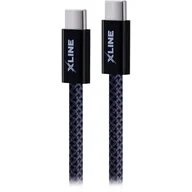 Kable USB - Kabel USB-C - USB-C XLINE UC15GMC-CC 100W 1.5 m Szary - miniaturka - grafika 1