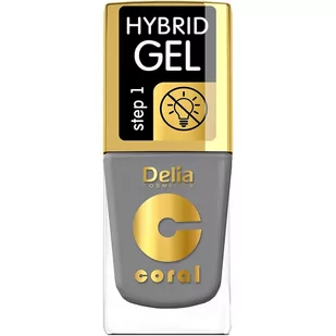 Delia Lakier Coral Hybrid Gel 59 Stalowy& - Lakiery do paznokci - miniaturka - grafika 1
