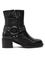 Botki damskie - Bronx Botki New-Camperos 47535-U Czarny - miniaturka - grafika 1