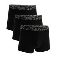 Majtki męskie - Bokserki męskie Under Armour Perf Cotton Solid 3in 3Pack Black XXL - miniaturka - grafika 1