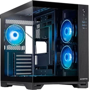Chieftec Visio GM-30B-TG-OP schwarz Tempered Glass x 2 Sześcian Czarny - Obudowy komputerowe - miniaturka - grafika 1