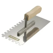 Narzędzia murarskie - PROLINE Paca nierdze. 270*130mm ząb 12*12 rącz.drew.otw.alu 61535 - miniaturka - grafika 1