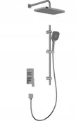 Zestawy prysznicowe - 4529-301-61 / KFA / MALAGA / ZESTAW NATRYSKOWY PODTYNKOWY Z DRĄŻKIEM PRZESUWNYM , PVD GUN METAL GREY / - miniaturka - grafika 1