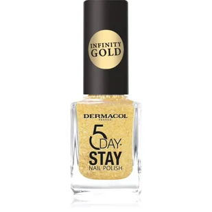 Dermacol Infinity 5 Day Stay długotrwały lakier do paznokci odcień 63 Gold 11 ml - Lakiery do paznokci - miniaturka - grafika 1