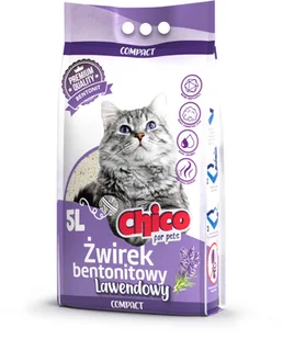 CHICO Żwirek bentonitowy Compact Lawenda - Żwirek dla kotów - miniaturka - grafika 1
