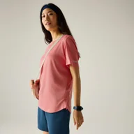 Koszulki i topy damskie - Regatta Koszulka damska Botanna Różowy, Rozmiar: 36 - miniaturka - grafika 1