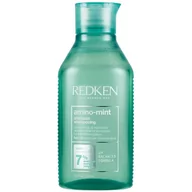 Szampony do włosów - Redken Amino Mint Oczyszczający Szampon do Skóry Wrażliwej i Włosów Szybkosmarujących Shampoo) Objętość 300 ml) - miniaturka - grafika 1