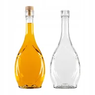 Domowy wyrób alkoholu - Butelka szklana 0,5l Icona na nalewki olej ocet + korek - miniaturka - grafika 1