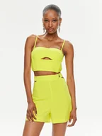 Koszulki i topy damskie - Patrizia Pepe Top 2C1545/A049-Y452 Zielony Regular Fit - miniaturka - grafika 1
