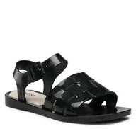 Sandały damskie - Sandały Melissa - Basket Sandal Ad 33807 Black/Beige AK754 - miniaturka - grafika 1