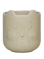 Sztućce dla dzieci - OYOY mini Kubek "Bear" w kolorze beżowym - 6+ - miniaturka - grafika 1