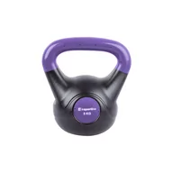 Kettlebell - InSportLine Hantla bitumiczna Kettlebell Dark 5 kg 1IN-10734 - miniaturka - grafika 1