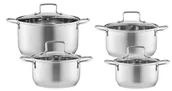 Zestawy garnków i patelni - AMBITION ZESTAW GARNKÓW HUGO 8-częściowy 68730 - miniaturka - grafika 1