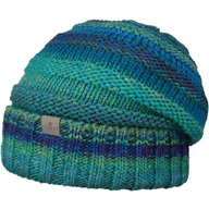 Czapki damskie - Czapka z Mankietem Bernardo Oversize by Lierys, zielono-niebieski, One Size - miniaturka - grafika 1