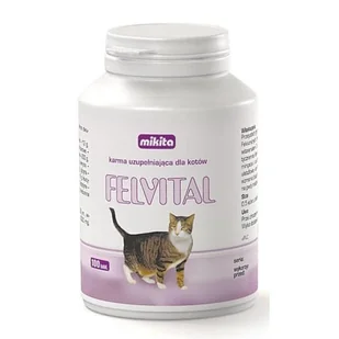 Mikita Felvital 100 tabletek - preparat witaminowo-aminokwasowy 3561 - Suplementy i witaminy dla kotów - miniaturka - grafika 4