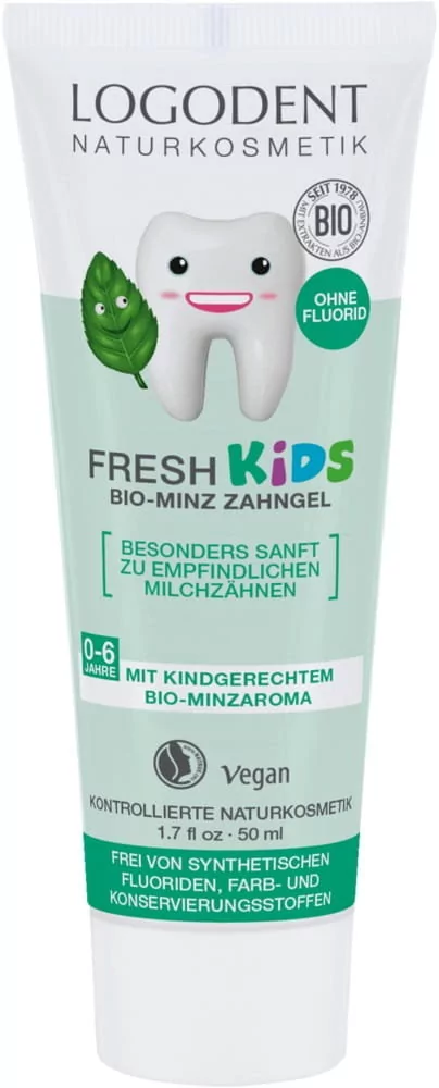 Logona Fresh KIDS Żel do zębów dla dzieci z bio-miętą 173 2519
