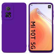 Etui i futerały do telefonów - Pokrowiec Etui Do Xiaomi Mi 10T / Mi 10T PRO w FLUID CIEMNY FIOLET TPU Silikonowe Obudowa Ochronny Case Cover Cadorabo - miniaturka - grafika 1