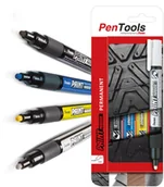 Kredki, ołówki, pastele i pisaki - Markery Olejowe Pentel Mmp20W Japan Zestaw 4Kolory - miniaturka - grafika 1