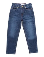 Spodnie i spodenki dla dziewczynek - Spodnie Tommy Hilfiger HR Tapered jeansy dziewczęce-128 - miniaturka - grafika 1