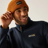 Bluzy sportowe męskie - Regatta Polar męski rozsuwany Hedman II Granatowy, Rozmiar: 3XL - miniaturka - grafika 1