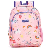 Plecaki - ENRIQUE RUBIO POLO Plecak tęczowy, 26 x 11 x 34 cm, kolorowy, szkoła, kolorowy, Szkoła - miniaturka - grafika 1