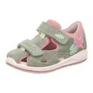 Buty dla dziewczynek - Superfit Sandały dziewczęce Boomerang, jasnozielony, różowy 7500, 21 EU - miniaturka - grafika 1
