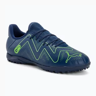 Buty piłkarskie dziecięce PUMA Future Play TT persian blue/pro green - Piłka nożna - miniaturka - grafika 1