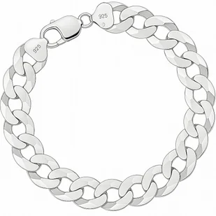 Srebrna Bransoletka Męska Pancerka 10,50 mm Diamentowana 925 Grawer Gratis - Bransolety męskie Srebrna Bransoletka Męska Pancerka 10,50 mm Diamentowana 925 Grawer Gratis - Bransolety męskie - miniaturka - grafika 1