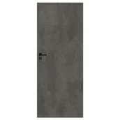 Drzwi wewnętrzne - Drzwi pełne CANIS ciemny beton 70 prawe - miniaturka - grafika 1