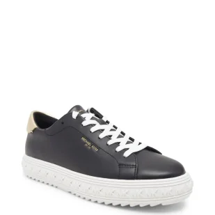 Michael Kors Skórzane trampki GROVE LACE UP - Trampki damskie - miniaturka - grafika 1