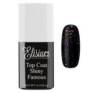 Utwardzacze do paznokci - Elisium, Top Coat Shiny Elisium, Top do lakierów hybrydowych Famous, 9 g - miniaturka - grafika 1