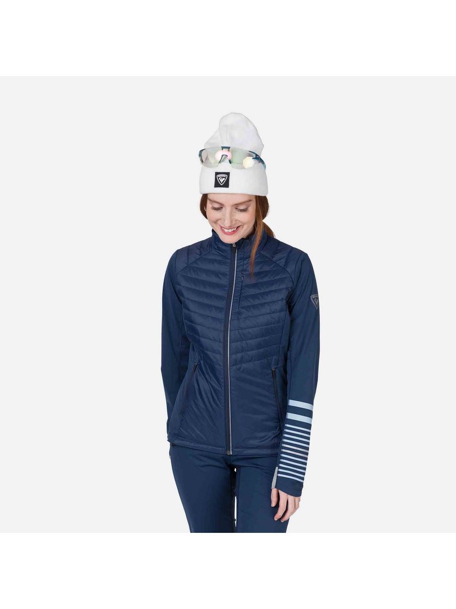 Kurtka damska na biegówski Rossignol W Poursuite Warm Jkt granatowy S