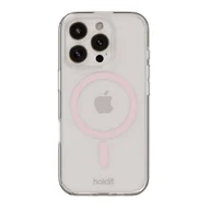 Etui i futerały do telefonów - Holdit MagSafe Case iPhone 16 Pro Pink/Transparent - miniaturka - grafika 1