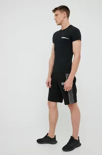 Koszulki męskie - Emporio Armani Underwear Underwear t-shirt męski kolor czarny z nadrukiem - grafika 1