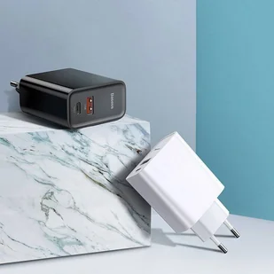 Baseus Speed PPS Quick charger ładowarka sieciowa adapter EU USB / USB Typ C PD Quick Charge 3.0 QC3.0 czarny (CCFS-C01) - Ładowarki do telefonów - miniaturka - grafika 7