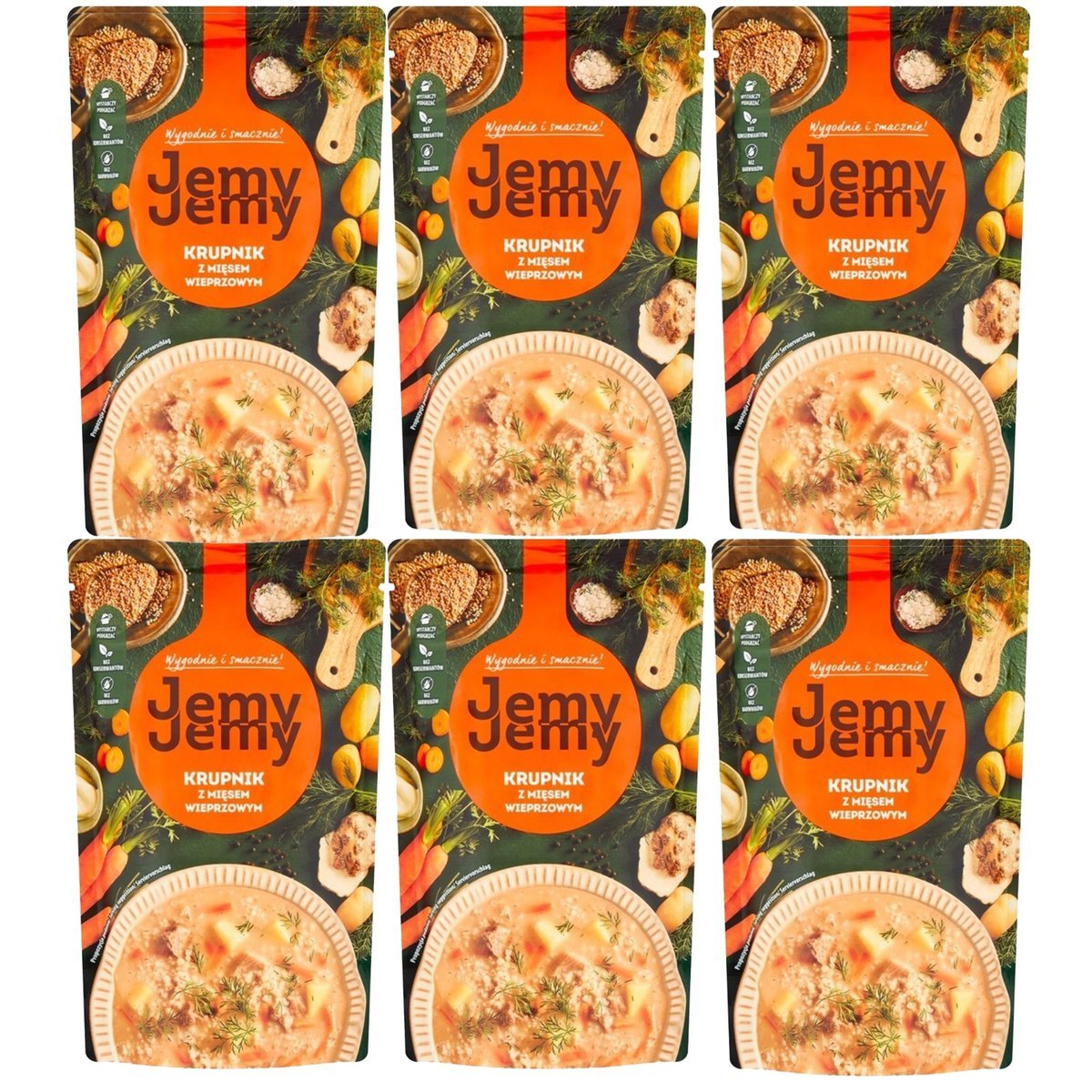 JemyJemy Krupnik z mięsem wieprzowym 450 g x 6 sztuk