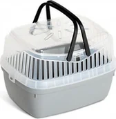 Akcesoria dla gryzoni - Panama Pet Transporter dla gryzoni i królików, szary, 30x23x21cm - miniaturka - grafika 1